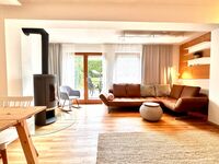 Wohnzimmer GARTEN mit Kamin