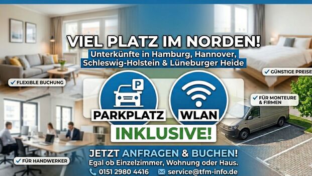 TOP ZIMMER, UNTERKÜNFTE UND FERIENWOHNUNGEN ELMSHORN Bild 1