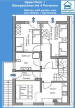 Aufteilung OG / upper floor plan