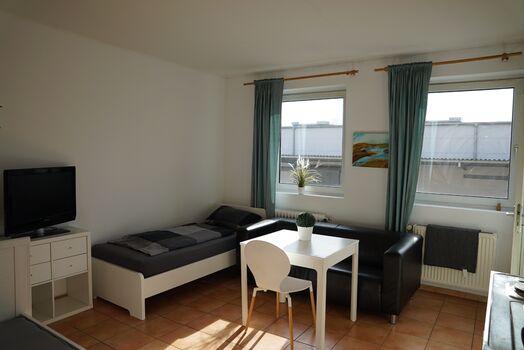 Helles Studio-Apartment für bis zu 3 Personen