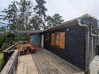 Terrasse, Ferienhaus am See