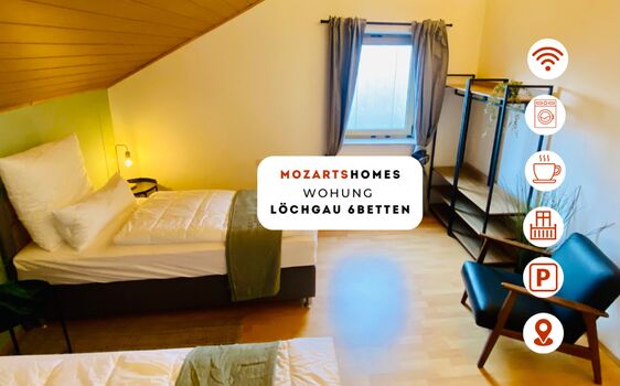 Mozartshomes#3 / 1Wohnung / 6Betten / Löchgau Obrázok 1