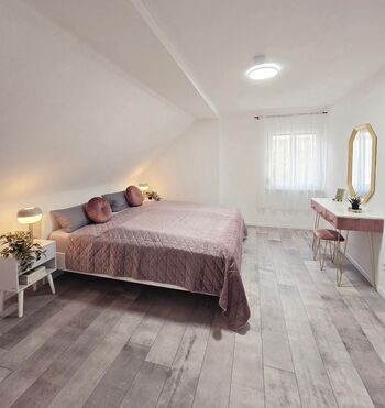 Merci's Parkplatz Fussbodenheizung