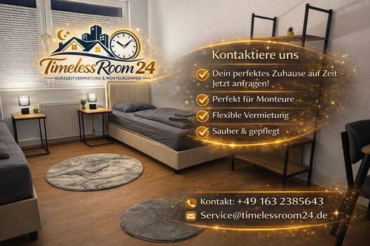 Einzelzimmer -Doppelzimmer Vollausgestattet,