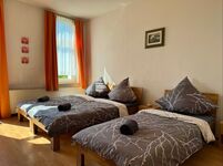 Schlafzimmer 2 mit 3 Einzelbetten - Apartment 3