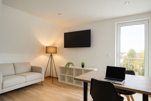 Exclusives City-Apartment - Waschmaschine, Stellplatz